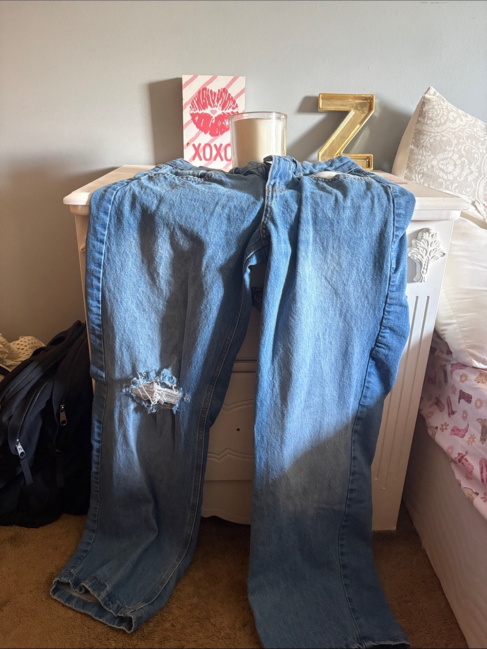 wild fable Light Blue Distressed Women's Jeans